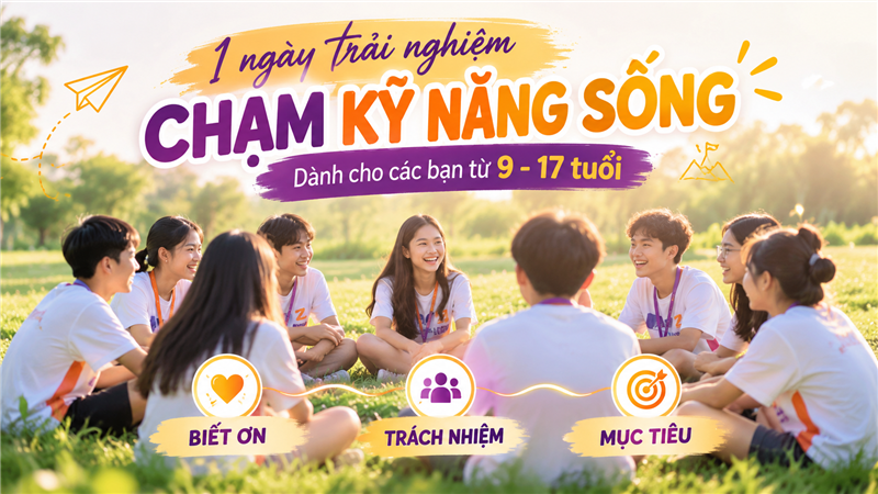 MỘT NGÀY TRẢI NGHIỆM “CHẠM KỸ NĂNG SỐNG”