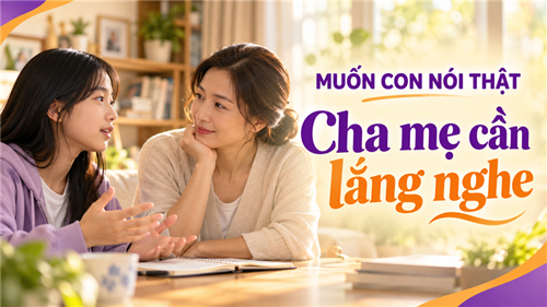 CON NÓI DỐI VÌ SỢ BỊ MẮNG: CHA MẸ THAY ĐỔI GÌ ĐỂ NUÔI DƯỠNG TRUNG THỰC?