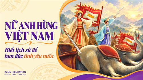 CÁC NỮ ANH HÙNG VIỆT NAM – KỂ CHUYỆN LỊCH SỬ ĐỂ CON HIỂU LÒNG YÊU NƯỚC